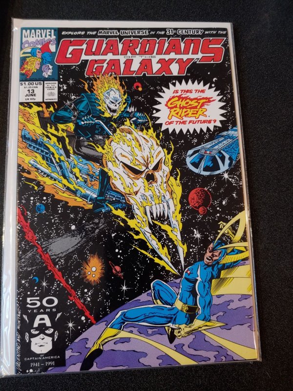 GUARDIANS OF THE GALAXY #13 THE REAL 1ST APPEARANCE OF THE COSMIC GHOST RIDER