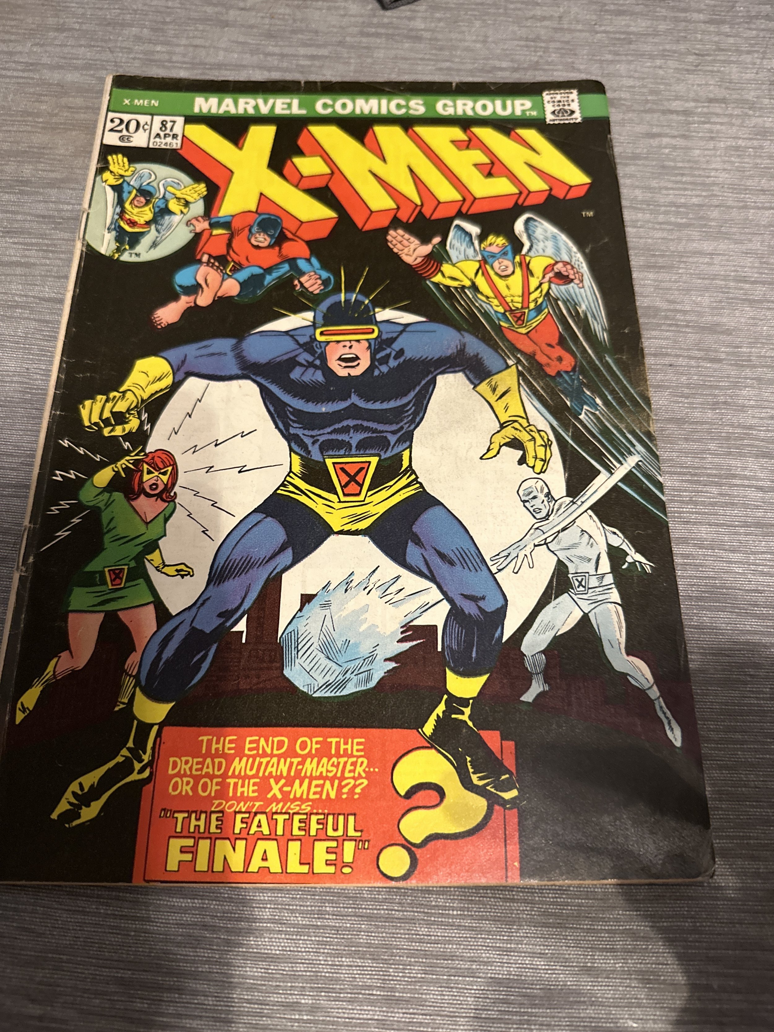 X Men Marvel Comics St New Costumes Angel Iceman Cyclops Beast Comic Books Bronze