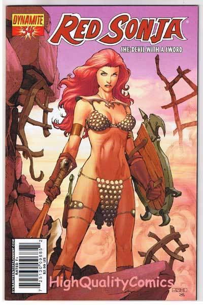 RED SONJA #34, NM, Mel Rubi, Femme, Robert Howard, 2005, more RS in store