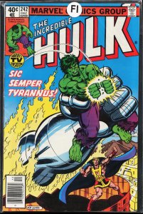 The Incredible Hulk #242 (1979) Hulk