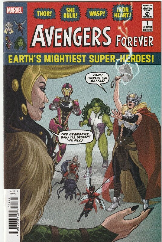 Avengers Forever # 1 Betsy Cola Homage Variant 1:25 Cover NM Marvel [A1]