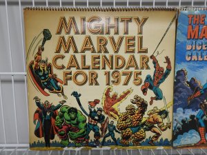 Lot of 8 Marvel Calendars!!!! 1975-1979 with duplicates!!!