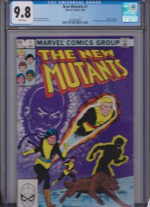 The New Mutants #1 Direct Edition CGC 9.8 WP (1983) MAJOR KEY