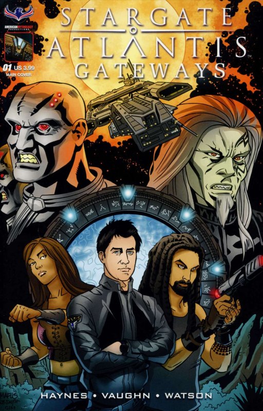 Stargate Atlantis #4 VF ; American Mythology | Gateways 1 Main Cover