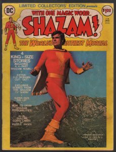 Hand Painted Color Guide-Capt Marvel-Shazam-C35-1975-DC-page 43-puzzle-VG/FN