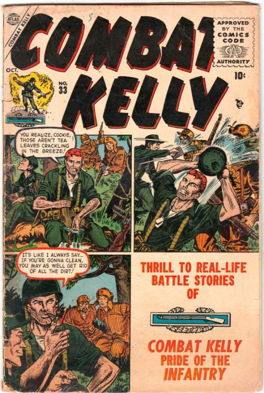 Combat Kelly #33 (Oct-55) VG+ Affordable-Grade Combat Kelly