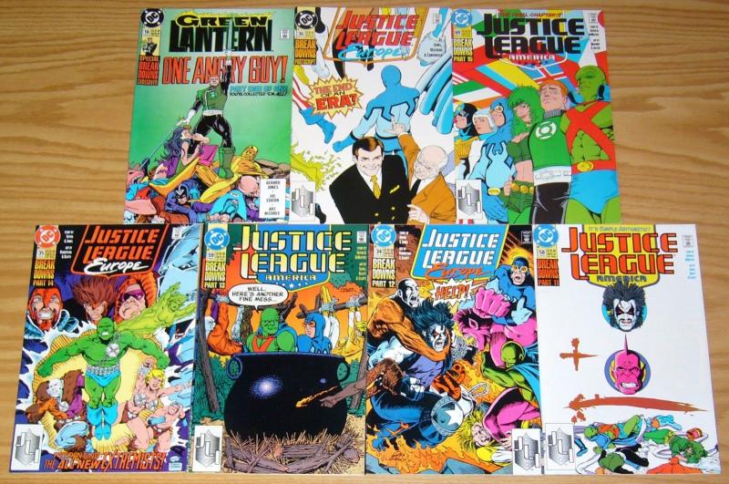 Justice League: Breakdowns #1-16 VF/NM complete set BWA-HA ENDS dematteis giffen