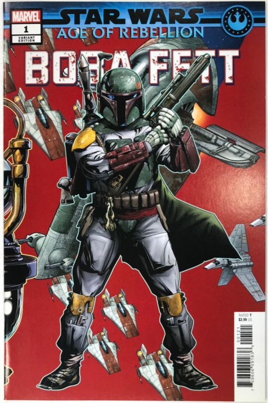 STAR WARS AGE OF REBELLION BOBA FETT Comic 1 McKone Puzzle Variant Cover Marvel 759606091836