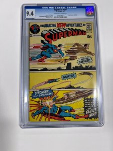 Superman 235 Cgc 9.4 Ow/w Pages Dc 1971