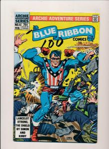 BLUE RIBBON COMICS Archie Adventure Series #5,7,8,9 FINE/VERY FINE (PF109)