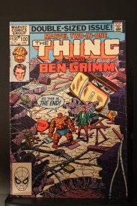 Marvel Two-in-One #100 (1983) High-Grade NM- or better 100th key issue Ben Grimm