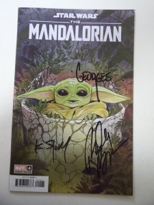 Star Wars: The Mandalorian #4 Momoko Cover Signed W/ COA! NM Condition