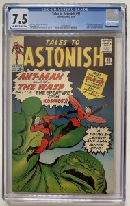 (1963) Tales To Astonish #44 1st Appearance of THE WASP! CGC 7.5 OW/WP!