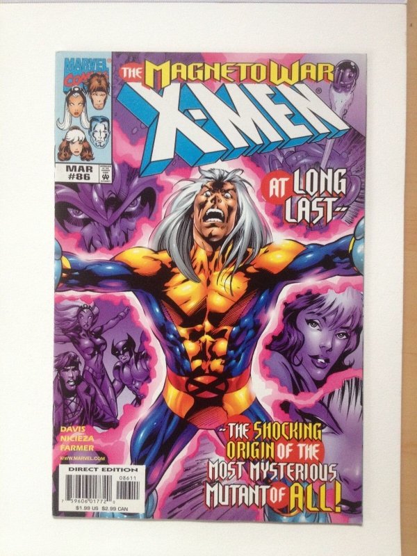 Marvel Comics X-Men # 86 1999 Magneto War Davis Nicieza Farmer NM-M 