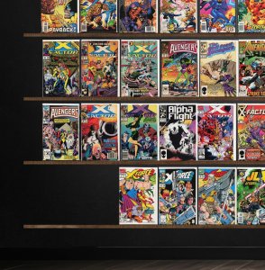 Huge Lot 150+ Comics with The Avengers, Fantastic Four, X-Factor & More!