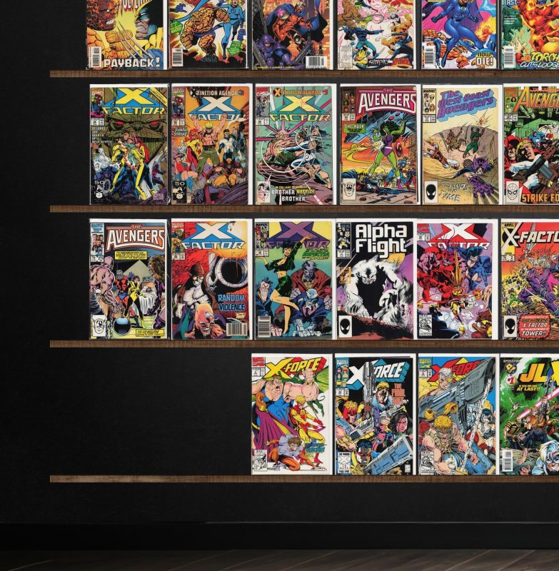 Huge Lot 150+ Comics with The Avengers, Fantastic Four, X-Factor & More!