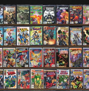 Huge Lot 140+ Comics with What If...?, Wolverine, Mutant X, Wild Thing & More!