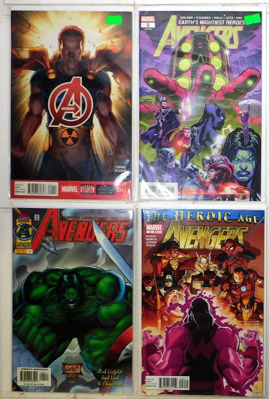 Avengers Lot of 4 #4, 4th 2, 5th 34.1, 8th 2 (1997) Marvel Comics 1st Print