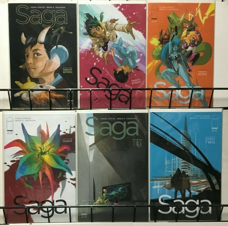 SAGA - IMAGE COMICS - #21-34 - 2014-16 - Brian K. Vaughan - VF+ or Better LOT #2