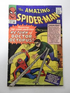 The Amazing Spider-Man #11 (1964) VG Condition cover detached bottom staple