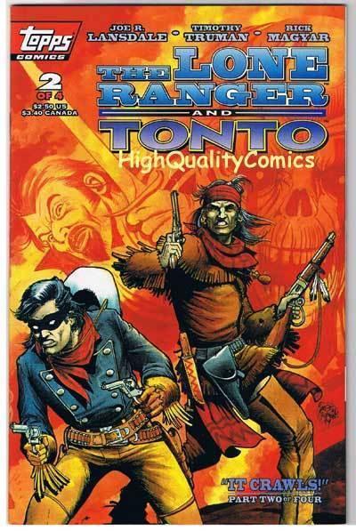 LONE RANGER & TONTO #2, NM+, Tim Truman, Joe Lansdale, 1994, Topps