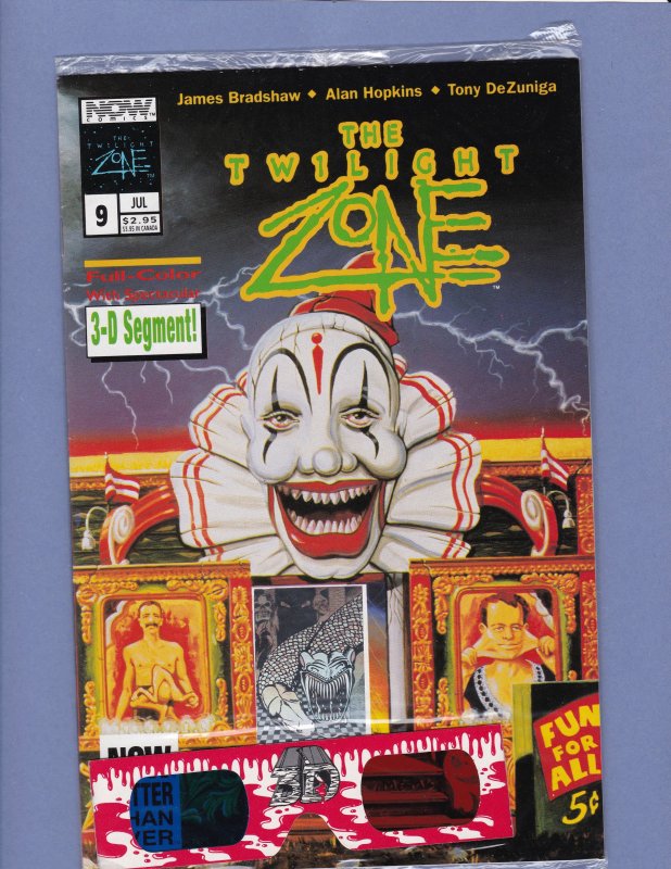 Twilight Zone #9 VF/NM Sealed with 3-D Glasses Now Comics 1992