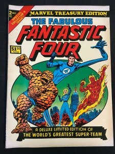 MARVEL TREASURY EDITION THE FABULOUS FANTASTIC FOUR #2 1974 VF 