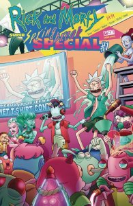 Rick and Morty Spring Break Special #1 B Variant Comic Book 2024 - Oni