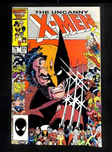 Uncanny X-Men #211 Newsstand Variant Mutant Massacre Tie-in!
