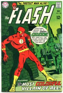 FLASH #188 1969-DC COMICS-WORLD GONE GREEN---HIGH GRADE VF