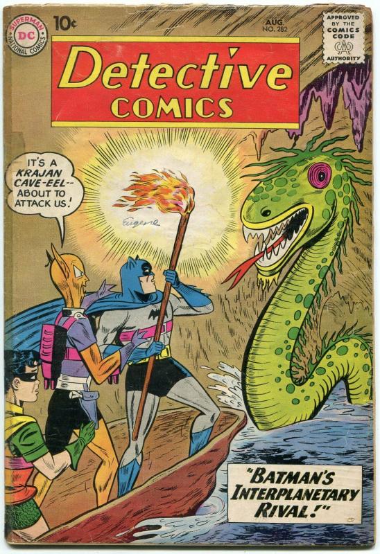 Detective Comics #282 1960- Batman- Martian Manhunter- DC Comics G