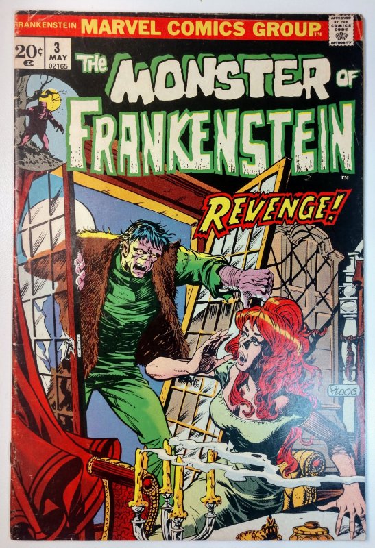 The Frankenstein Monster #3 (5.5, 1973)