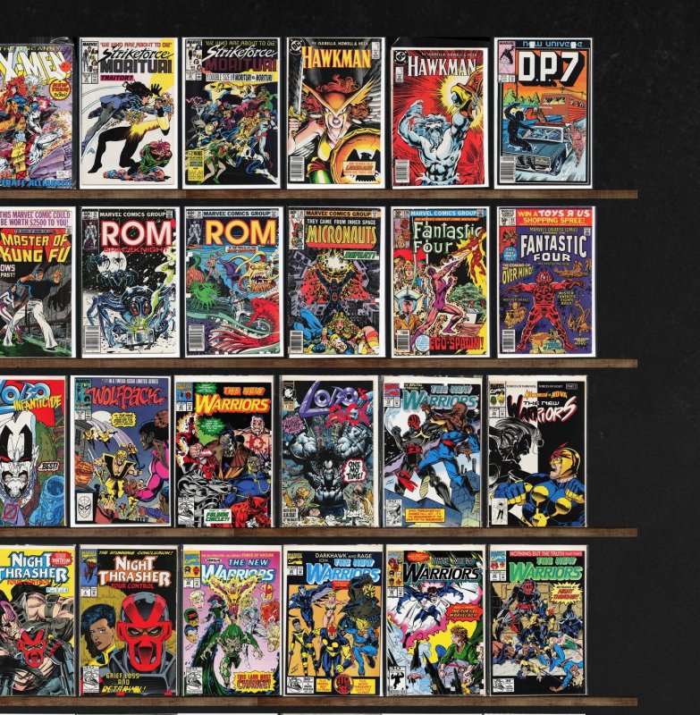 Huge Lot 150+ Comics with The New Warriors, The Transformers & More!