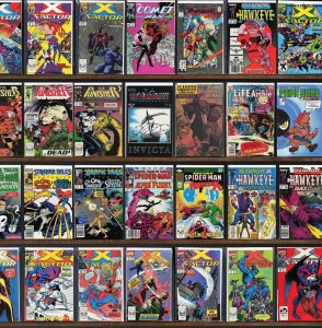 Huge Lot 130+ Comics with The Punisher, X-Factor, Solo Avengers & More!