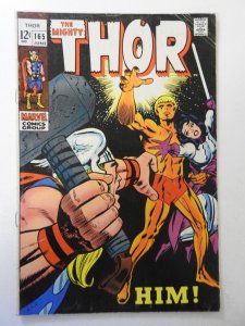 Thor #165 (1969) VG/FN Condition! 1st Full Appearance of Warlock!