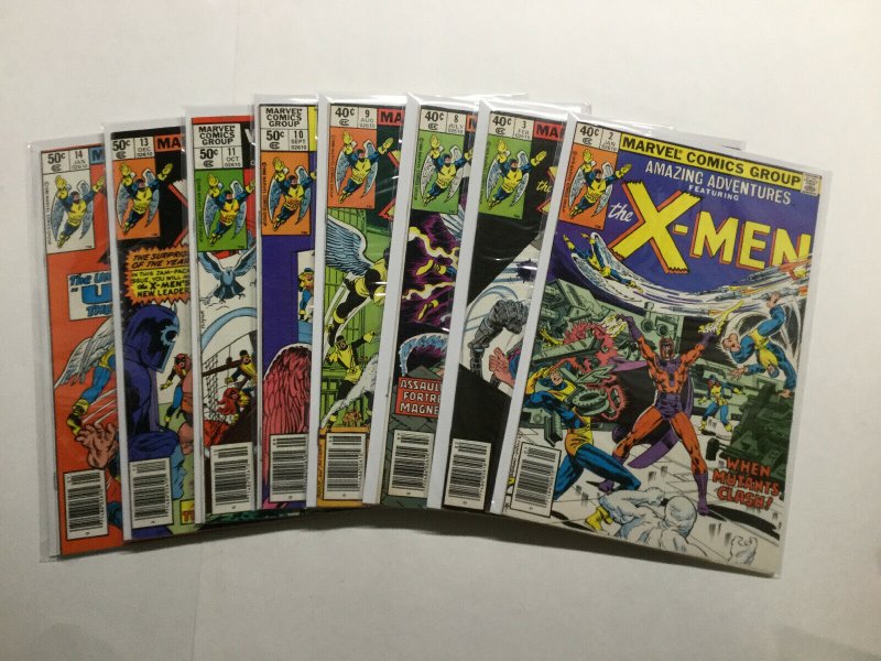 Amazing Adventures X-Men 2 3 8 9 10 11 13 14 Lot Fine/Very Fine- 7.0 Marvel