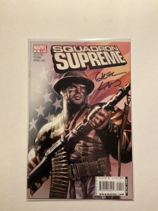 Squadron Supreme 4 Near Mint Nm Signed Land Marvel