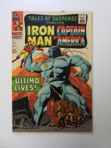 Tales of Suspense #77 (1966) VG condition subscription crease