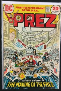 PREZ #1-4 MOST VG-VF #1-4 Fisherman Collection