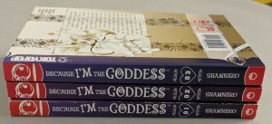 Because I'm the Goddess Volume 1-3 Full Set (TokyoPop, 2006) Shamneko  