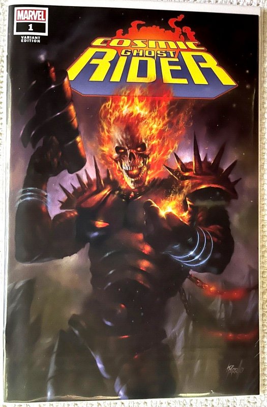 ?~MARVEL~COSMIC GHOST RIDER #1~PARILLO 4 BOOK SET~TRADE & 3 ?RARE? VIRGINS~?