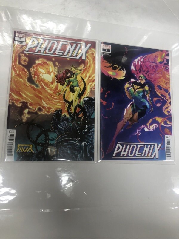 Phoenix #1 (2024) Set Of 7 | Main Cover + 6 Variants | Marvel Comics | Phillips
