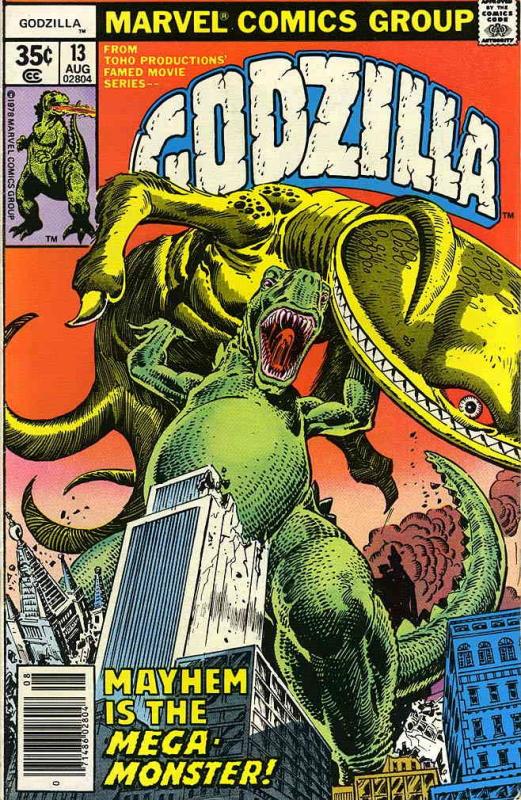 Godzilla #13 FN ; Marvel | August 1978 Mega-Monster