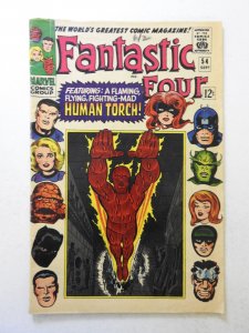 Fantastic Four #54 (1966) GD/VG Condition ink fc