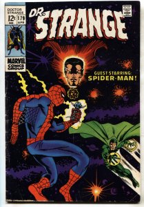 Dr Strange #179--1969--Marvel Comics--Spider-man--Ditko--VG