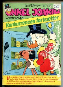Onkel Joakim #11 1987-Disney-Danish-Uncle Scrooge-Carl Barks-Mickey Mouse-G/VG