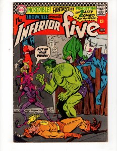 Showcase #63 (1966) INFERIOR FIVE Marvel Hulk Parody Silver Age DC  / ID#419