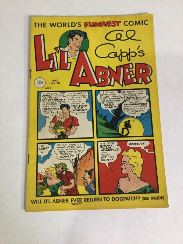 Li’l Abner Comics 70 Vg Very Good 4.0 Toby Press