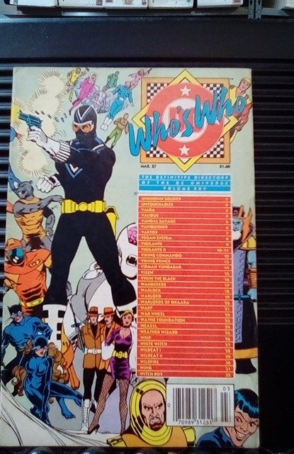 Who's Who: The Definitive Directory of the DC Universe #25 (1987)