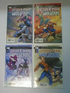 Spider-Man and Wolverine #1 to #4 set 4 different books 8.0 VF (2003)